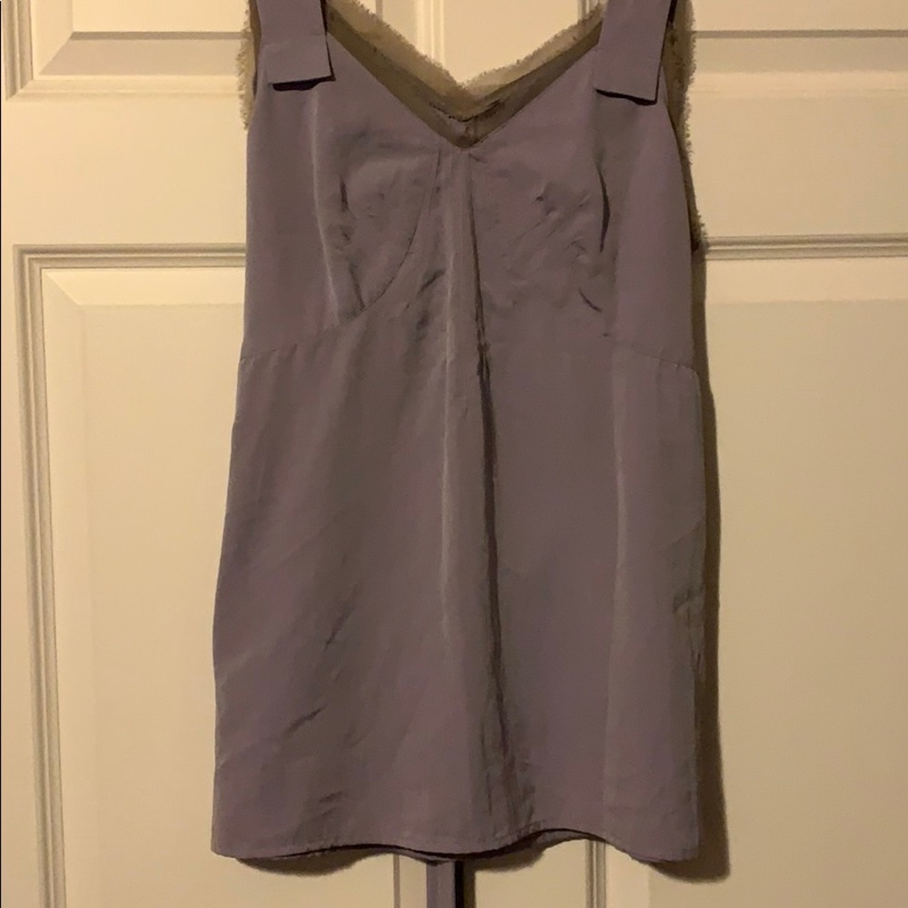 Vera Wang Lavender Satin-Look Slip Dress
